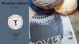 Norweger Pullover stricken  Rundpasse  Teil 1 [upl. by Huttan]