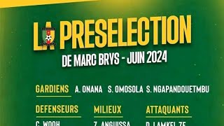 Marc Brys Names First Cameroonian Squad foryou cameroon marcbrys [upl. by Persse]