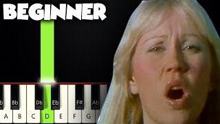 Chiquitita  ABBA  BEGINNER PIANO TUTORIAL  SHEET MUSIC by Betacustic [upl. by Nahs]