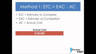 How to Calculate Estimate To Complete ETC [upl. by Jamille]