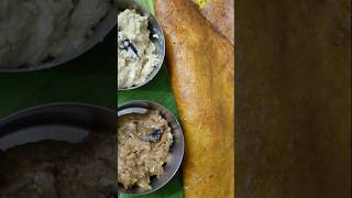 Breakfast plateupma pesarattu with chutneysyt shorts [upl. by Tremann]