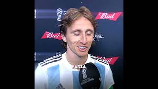 modric in Argentina jersey😍  football modric lukamodric croatia worldcup worldcup2022 [upl. by Rekyr944]