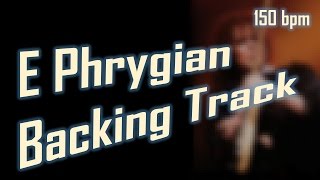 E Phrygian Dominant Backing Track [upl. by Fitting]