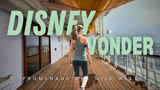 Take A Walk On The Disney Wonder 4K [upl. by Airamanna]