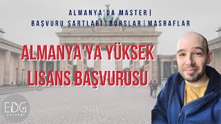 Almanyaya Adım Adım Uygulamalı Master Başvurusu  EDG AKADEMİ [upl. by Bendite658]