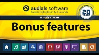 Audials 2019 in 240 Seconds  Bonus Features [upl. by Winsor317]