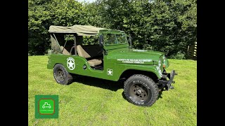 1954 WILLYS JEEP RIGHT HAND DRIVE CJ5 SOLD BY wwwcatlowdycarriagescom [upl. by Skipton509]