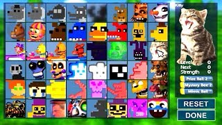 Super FNaF WORLD All 48 NEW Animatronics Unlocked All Characters [upl. by Leirum]