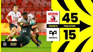 Emirates Lions vs Ospreys  Highlights from URC [upl. by Malina]