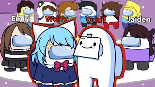 Odd1sOut and Wolfychu as Imposters Among Us Proximity Chat [upl. by Esil911]