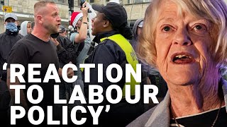 Reform UKs Ann Widdecombe claims UK riots are reaction to lack of immigration policy by Labour [upl. by Roye]