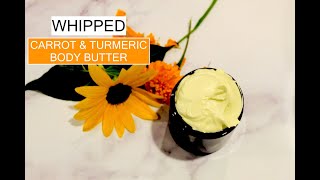 HOW TO Whipped Carrot amp Turmeric Face and Body Butter [upl. by Derdlim]