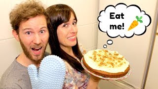 How to make a carrot cake  Aprende inglés cocinando [upl. by Eenar]