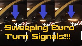 Easy Install B85 Audi A4 S4 Dynamic Sweeping Euro LED Turn Signals B8 amp B85 vary A5 Q5 A3 [upl. by Marion]