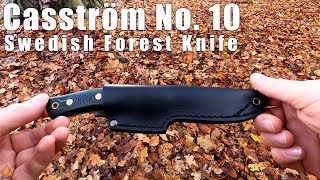 Casström No 10 Swedish Forest Knife  perfekt für Bushcraft geeignet [upl. by Merton]