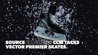 CCM Tacks Vector Premier Senior Hockey Skates  Source for Sports [upl. by Audri]