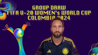 Group Stage Draw  FIFA U20 Women’s World Cup Colombia 2024 [upl. by Nolyar]