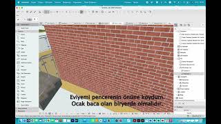 Archicad 27 ile mutfak Modelleme [upl. by Krid]