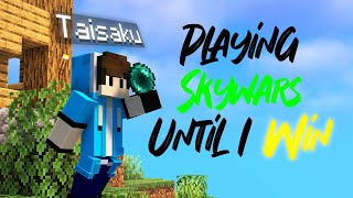 Playing Until I Win SKYWARS [upl. by Seften]