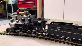 Accucraft Aster C18 1203 live Steam 315 in Action [upl. by Samled324]