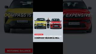 Jeep Compass vs Tata Harrier Which One Should You Buy  MotorIncBalance [upl. by Dorrehs]