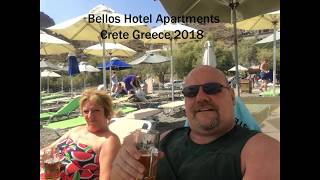 Bellos Hotel Apartments Crete Greece 2018 [upl. by Vladi]