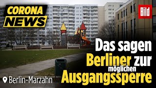 Berliner Politiker befürchten das Corona„MarzahnSzenario“ [upl. by Coumas]