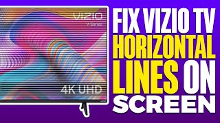 How To Fix Vizio TV Horizontal Lines On Screen [upl. by Ahtela977]