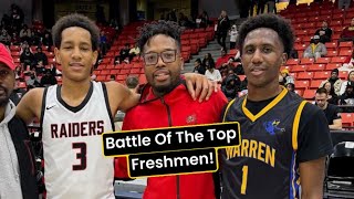 Highly Anticipated Matchup Between The Top 2 Freshman In Illinois Jaxson Davis amp Davion Thompson [upl. by Otanutrof260]