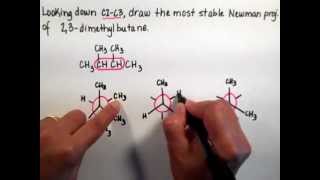 Problem 2 23diMebutane Newmanmp4 [upl. by Notslar]