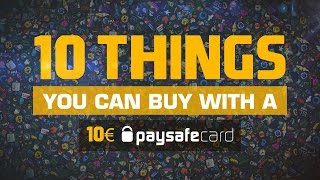 10 things you can buy with a 10€ Paysafecard [upl. by Denver]