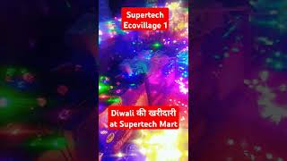 Supertech Ecovillage I market Diwali shopping noidanews diwali greaternoida [upl. by Lari]