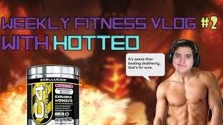 Hotteds Weekly Fitness VLOG 2  Updated WorkoutDiet [upl. by Zanahs]