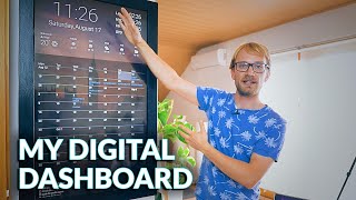 Making a Digital Dashboard w Google Calendar integration [upl. by Shaylynn]