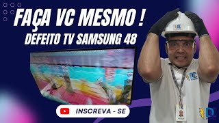 TV SAMSUNG COM LISTRAS NA TELA COMO CONSERTAR [upl. by Changaris]