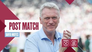 quotA Pleasure To Work With Them Allquot  West Ham 31 Luton Town  David Moyes  Post Match Reaction [upl. by Atihcnoc576]