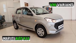 Maruti Alto K10 VXI 2024  Alto K10 VXI Model  Maruti Alto K10 VXI Variant  Maruti Alto K10 Review [upl. by Ettezyl]