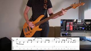 Royal Blood  Boilermaker Bass cover with tabs [upl. by Rhiana]