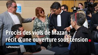 Procès des viols de Mazan  récit dune première journée sous tension [upl. by Lion]