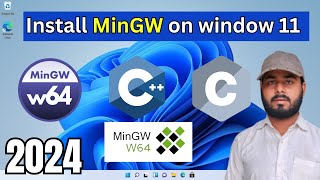 How To install MinGWw64 Compiler on window 10  11  2024 [upl. by Erdrich535]