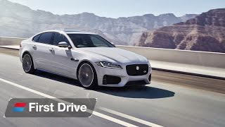 2015 Jaguar XF first drive review [upl. by Teryl]