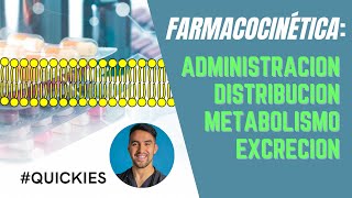 Fundamentos de Farmacocinética ADME Administración Distribución Metabolismo y Excreción [upl. by Oeak]