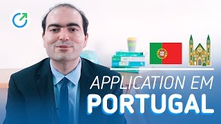 Como se Candidatar para Estudar Fora Application em Portugal [upl. by Akirdnwahs]