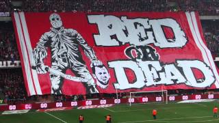 RSCL  Anderlecht 25012015 Tifo Ultras Inferno [upl. by Esilrac513]