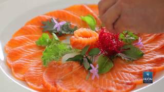 How to make Huon salmon sashimi with Masaaki [upl. by Aldrich750]