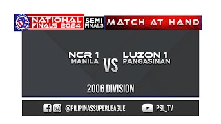 PSL NATIONAL 2024 SEMIFINALS  GAME 4  2006 DIVISION  MANILA VS PANGASINAN  JULY 10 2024 [upl. by Cherilynn]