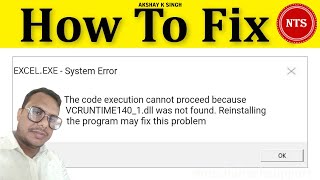 How To Fix The Error VCRUNTIME1401dll Missing Or Not Found Error On Windows 10 Windows 11 [upl. by Aij]