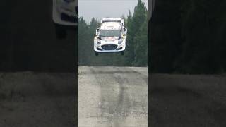 Adrien Fourmaux Huge Jump Secto RallyFinland 2024 WRC Rally1 Rally Ford Msport Rallying [upl. by Hose]