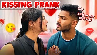 MOST DARING PRANK 😱😳 KISSING HIM  MUSKAN DIARIES [upl. by Wade185]