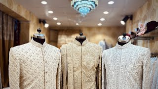 Sherwani Design in Budget Range  New Session special Sherwani  Chandni Chowk [upl. by Namrej]